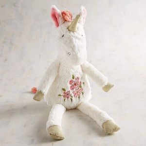 Rare Pier 1 Easter Plush Unicorn- Retired Flora